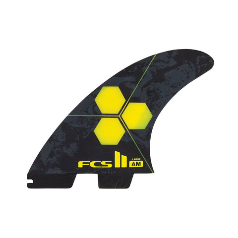 FCS II AM PC Large Tri Fin Set - Yellow