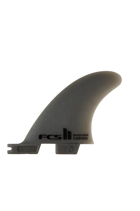 FCS II Carver Neo Glass Small Side Byte Fin Set - Smoke