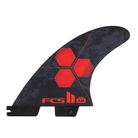 FCS II AM PC Small Tri Fin Set - Red