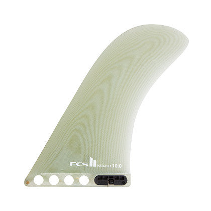 FCS II Hatchet PG 10" Longboard Fin - Clear