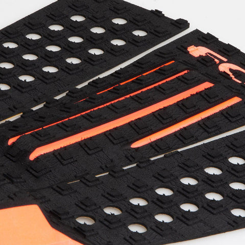 FCS Juilan Wilson Traction Pad - Black / Orange