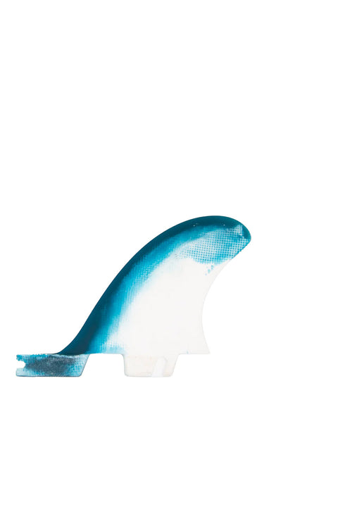 FCS II MR PC XLarge Twin + Stabilizer Fin Set - Dusty Blue