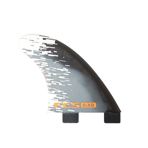 FCS PC-7 Tri-Quad Fin Set - Orange Smoke