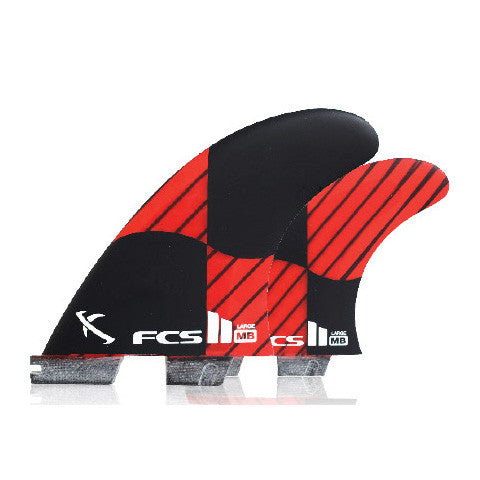 FCS II MB PC Carbon Tri Fin Set - Large