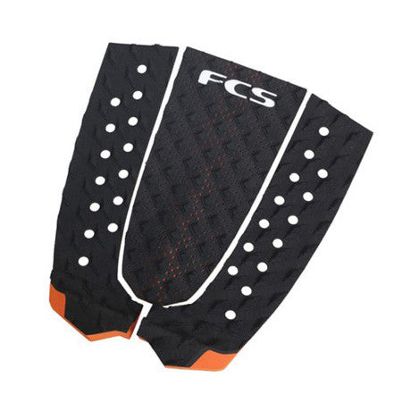 FCS T-3 Traction Pad - Black / Burnt Orange