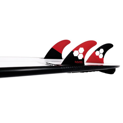 Futures Fins AM3 Thruster Fin - Red / Black