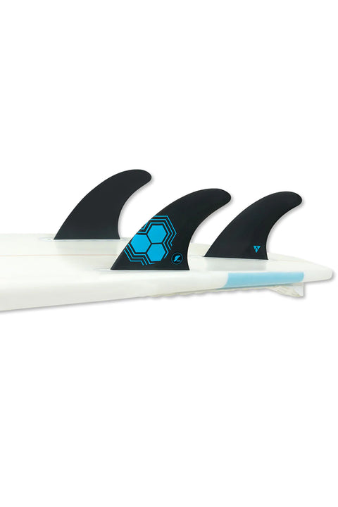 Futures Fins AM1 Alpha Thruster Fin - Carbon / Blue