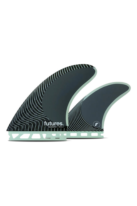 Futures Fins Blackstix Twin + 1 Fin Set - Frost