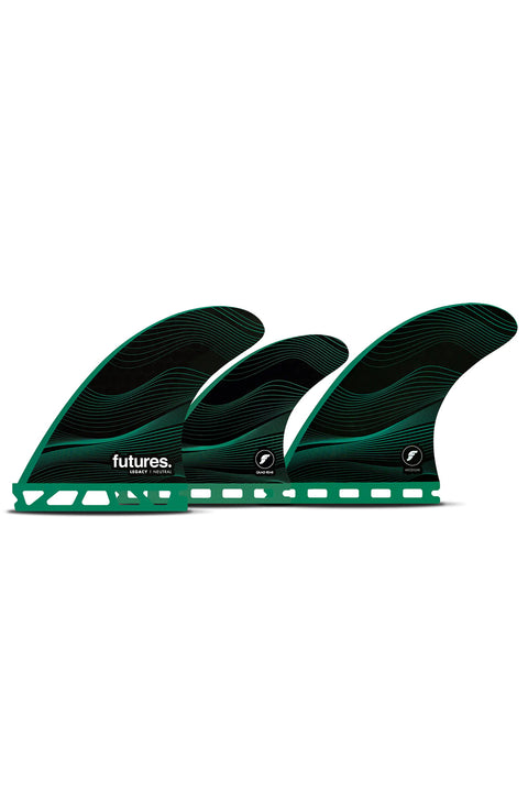 Futures Fins F6 Legacy Neutral 5-Fin - Green