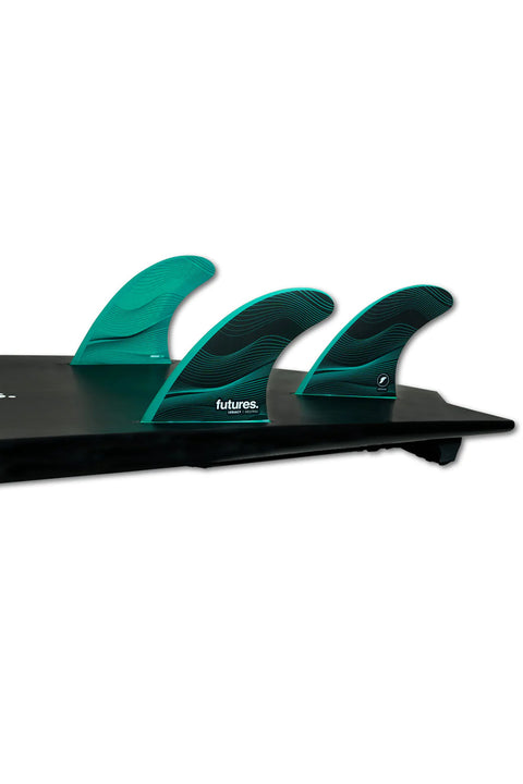 Futures Fins F6 Legacy Neutral 5-Fin - Green