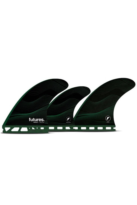 Futures Fins F8 Legacy 5 Fin Set - Green