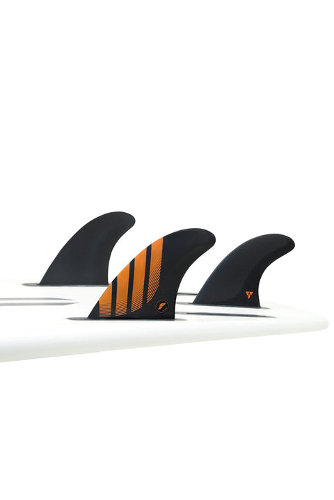 Futures Fins P6 Alpha Thruster Fin - Carbon / Orange