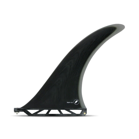 Futures Fins Tiller 10.0 Longboard Fin - Black / Smoke