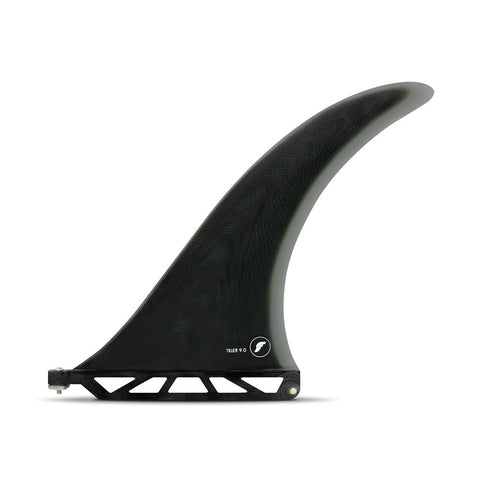 Futures Fins Tiller 9.0 Longboard Fin - Black / Smoke