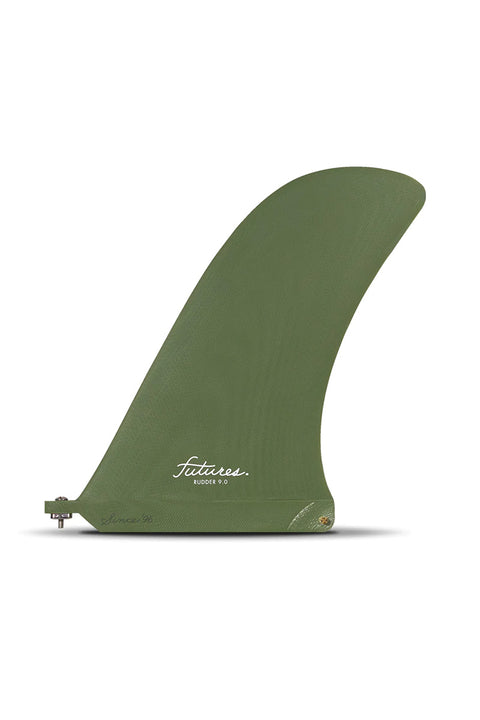 Futures Fins Rudder 9.0 Longboard Fin - Hunter Green