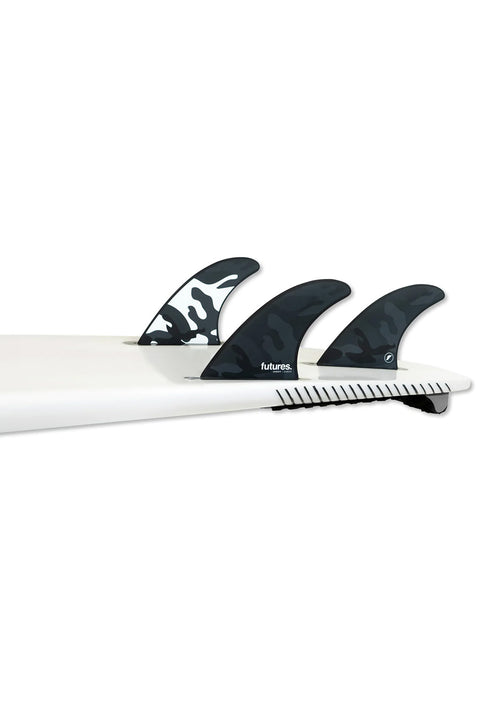 Futures Fins Jordy Large HC Thruster Fin Set - Black / White Camo