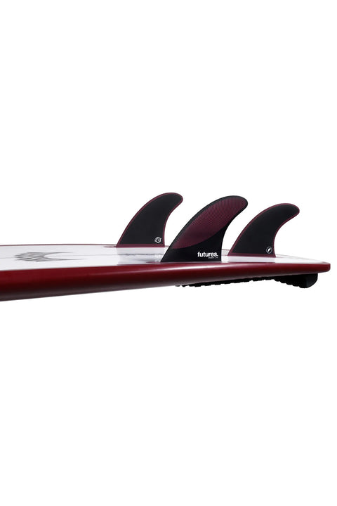 Futures Fins P8 Legacy Thruster Fin - Burgundy / Black