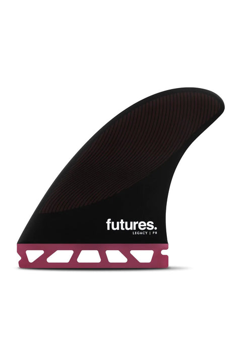 Futures Fins P8 Legacy Thruster Fin - Burgundy / Black