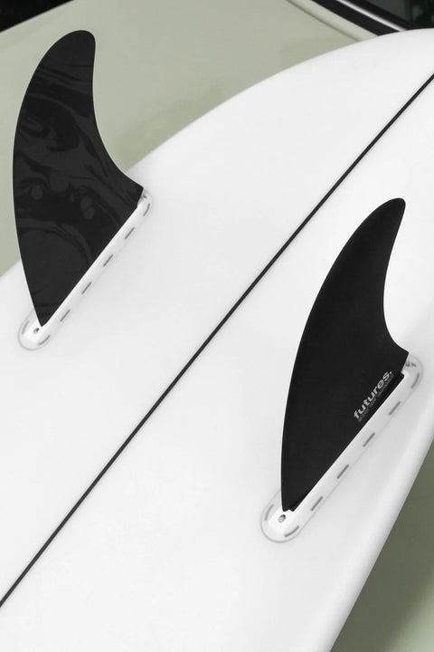 Futures Fins Son Of Cobra Fiberglass Twin Fin - Black / Marble