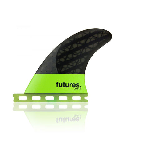 Futures Fins QD2 4.0 Blackstix Rear Quad Fins