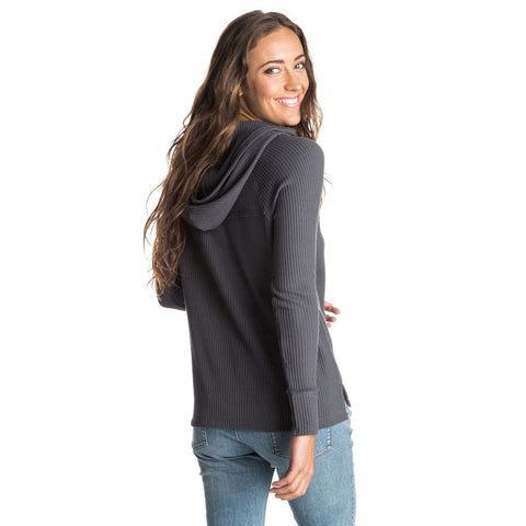 Roxy Great Heart Hooded Top - Beluga