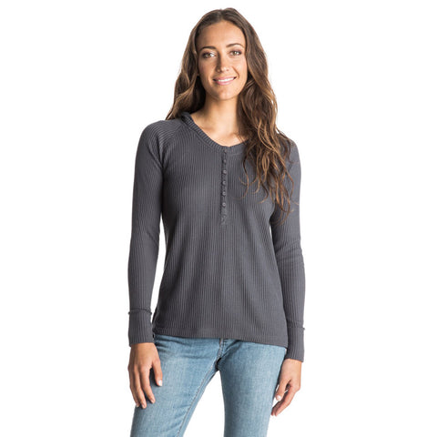 Roxy Great Heart Hooded Top - Beluga