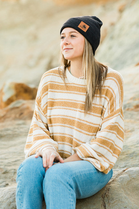 Moment Haystack Beanie - Heather Charcoal