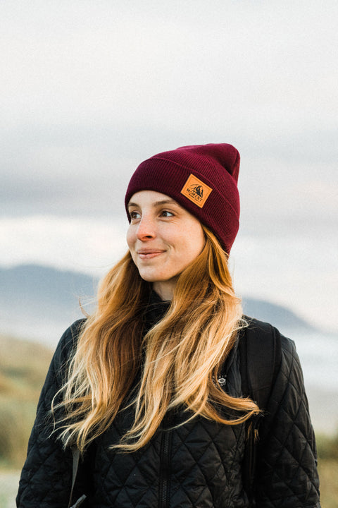 Moment Haystack Beanie - Maroon