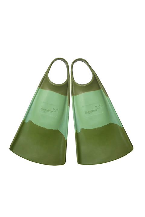 Hydro The OG Swim Fins - Green / Olive-Front