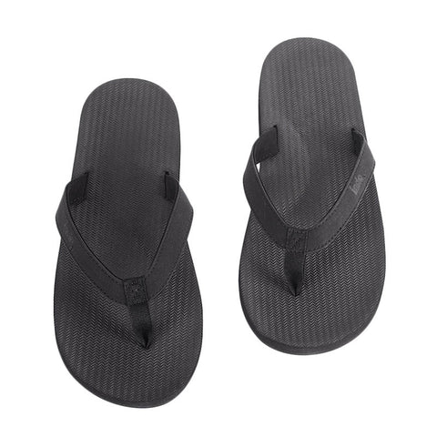 Indosole Men's ESSNTLS Flip Flops - Black
