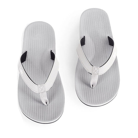 Indosole Men's ESSNTLS Flip Flops - Granite