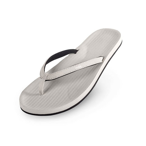 Indosole Women's ESSNTLS Flip Flops - Sea Salt