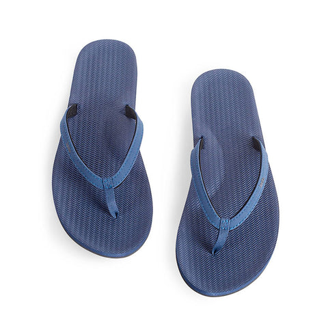 Indosole Women's ESSNTLS Flip Flops - Shore Blue