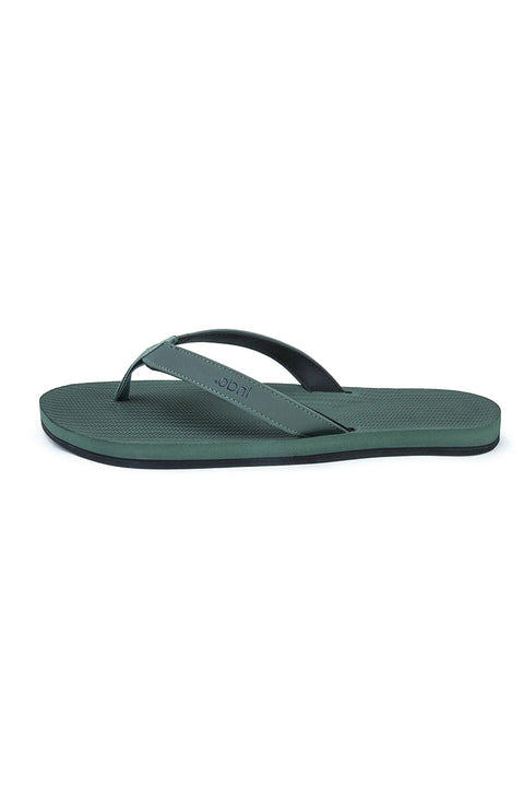 Indosole Women's ESSNTLS Flip Flops - Leaf-Side