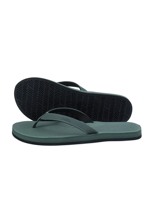 Indosole Women's ESSNTLS Flip Flops - Leaf-Side and Sole