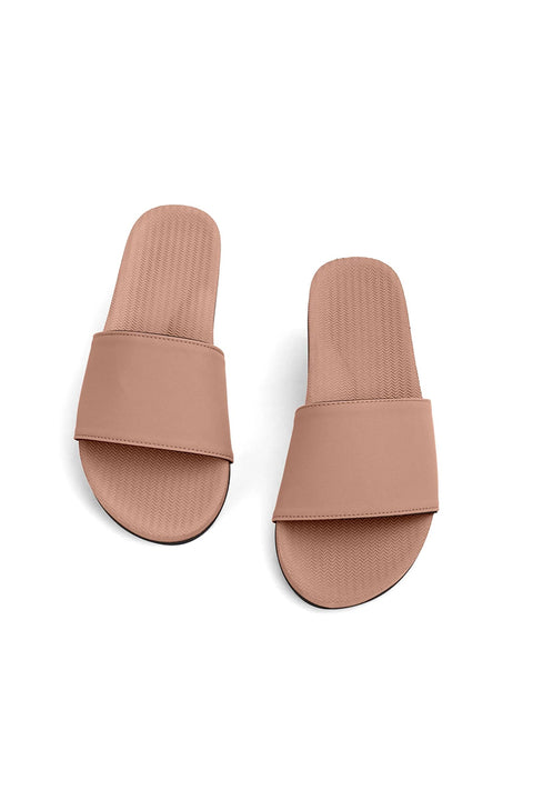 Indosole Women's ESSNTLS Slide - Rust-Top view