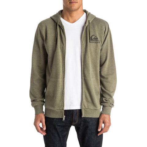 Quiksilver Jungle Forest Zip Hoodie - Dusty Olive
