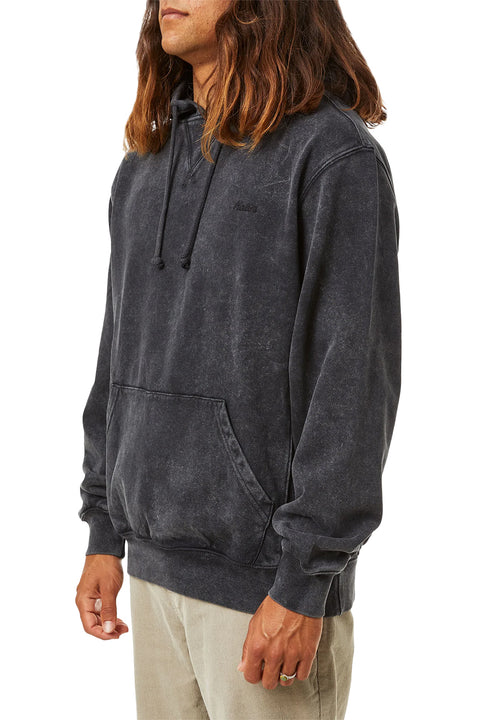 Katin Embroidered Hoodie - Black Wash Mineral