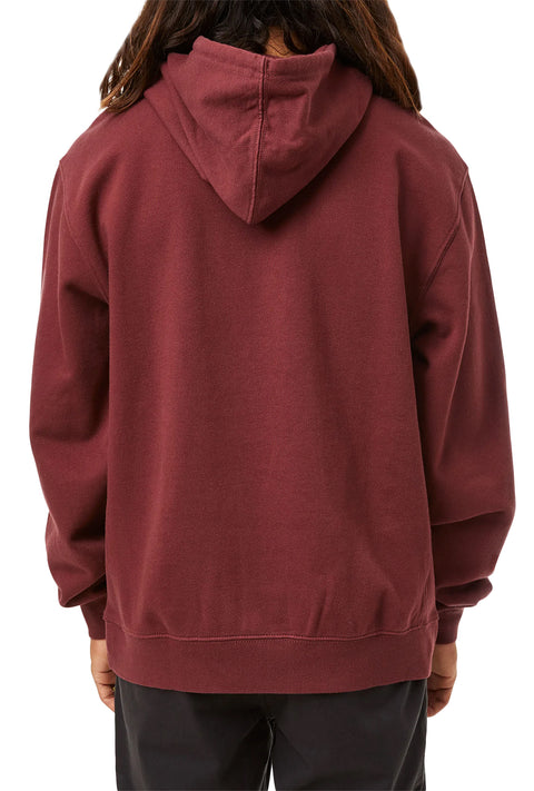 Katin Embroidered Hoodie - Kelp Red