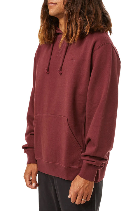 Katin Embroidered Hoodie - Kelp Red