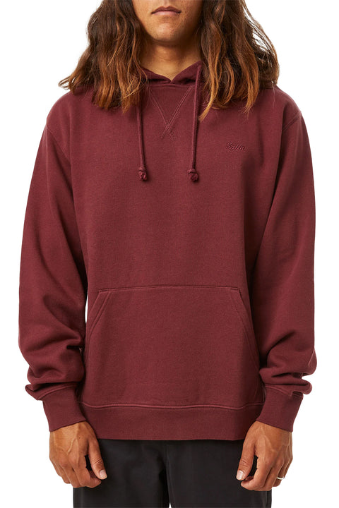 Katin Embroidered Hoodie - Kelp Red