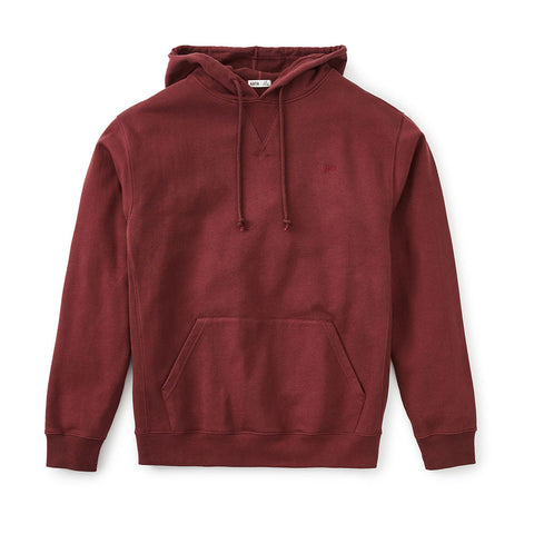 Katin Embroidered Solid Hoodie - Maroon