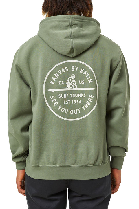 Katin Swell Hoodie - Olive Sand - Back