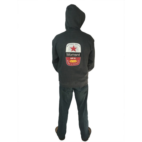 Moment Beer Logo Zip Hoodie