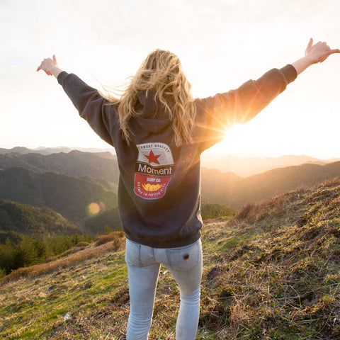 Moment Beer Logo Zip Hoodie