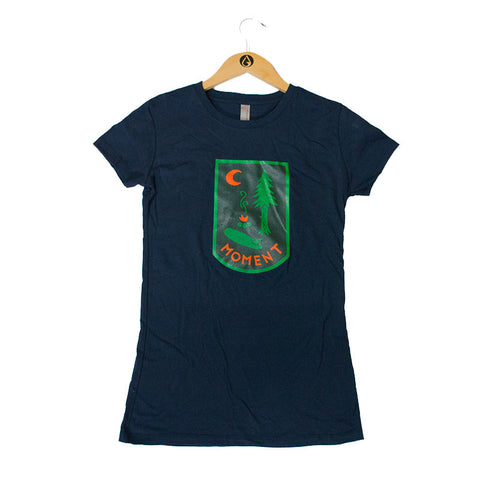 Moment Campsite Tee - Midnight Navy