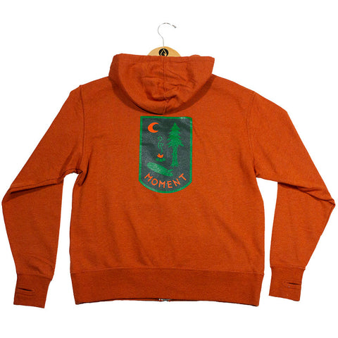 Moment Campsite Zip Hoodie - Burnt Orange