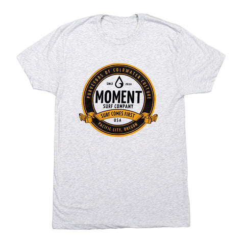 Moment Craft Brew Tee - Light Heather Grey