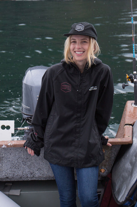 Moment Discovery Division Grundens  Rain Jacket - Black