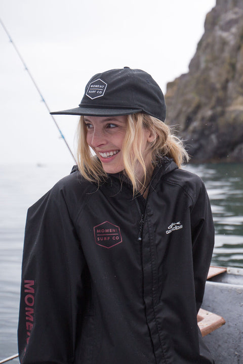 Moment Discovery Division Grundens  Rain Jacket - Black